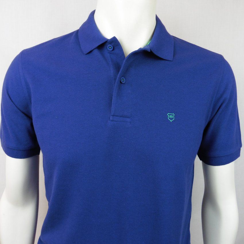Polo azul tinta de G54