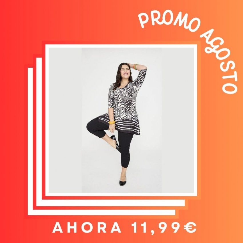 Pantalón tobillero canalé negro de SPG Woman
