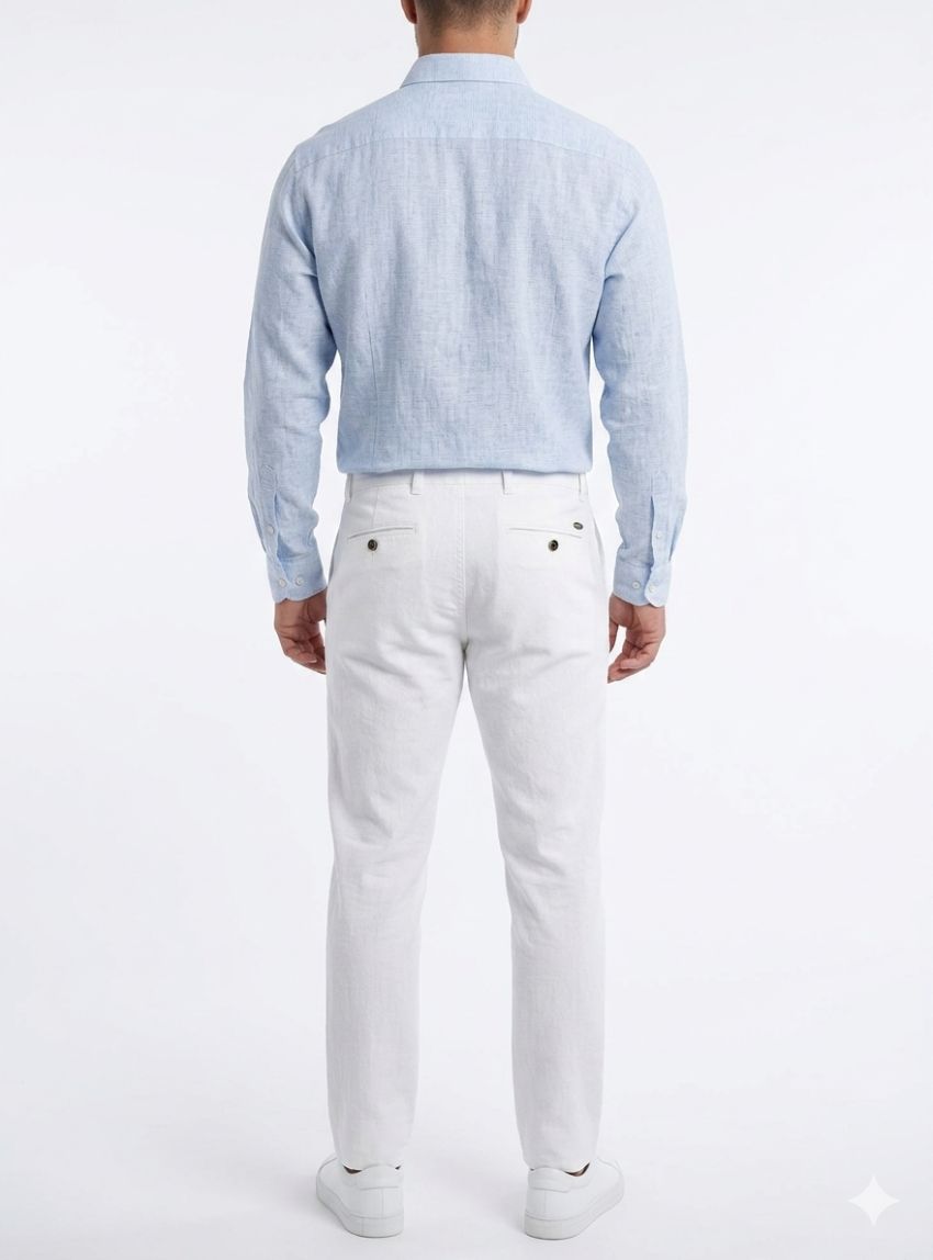 Pantalón blanco de Tayron's (2)