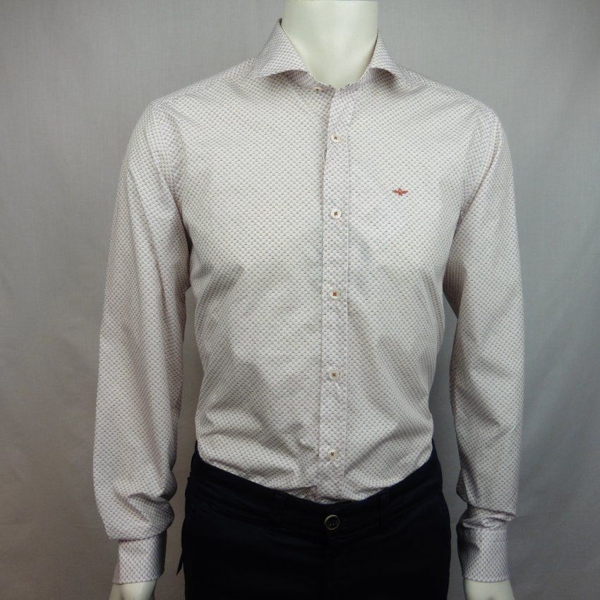 Camisa mini cuadros naranjas de Corsare