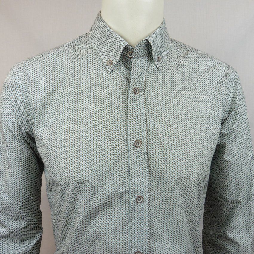 Camisa mini dibujo verdes de Corsare