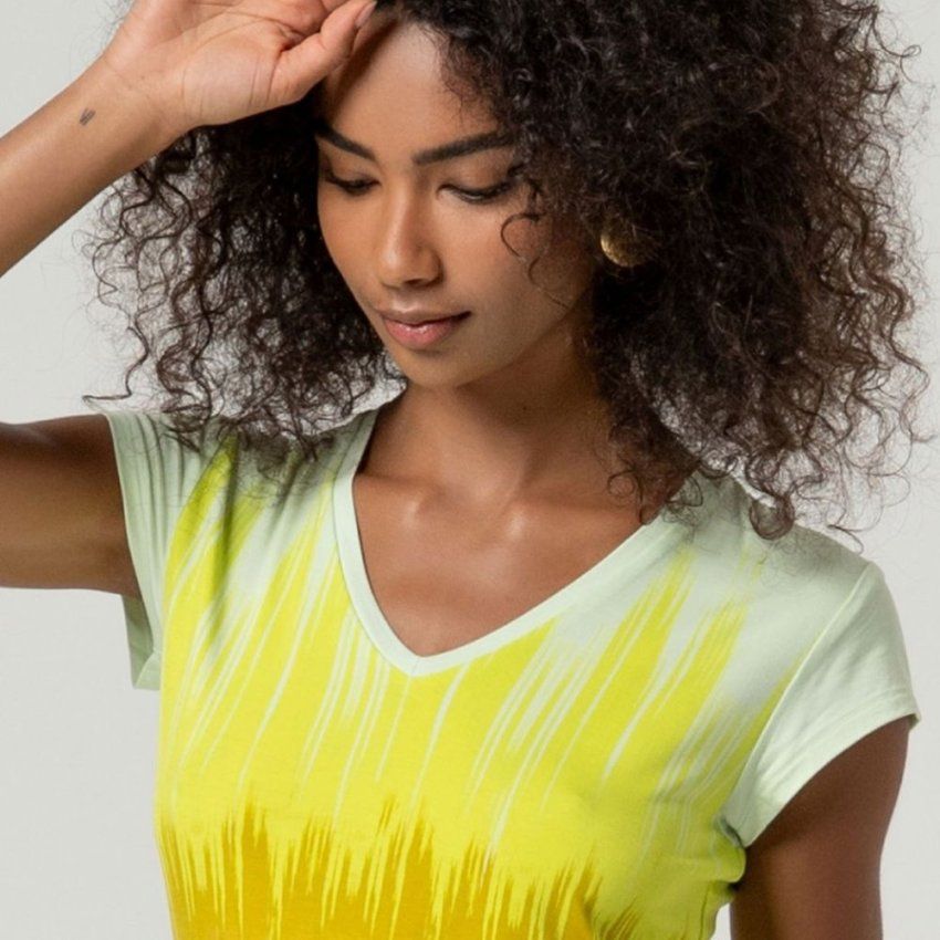 Camiseta dibujo vertical lima de Surkana