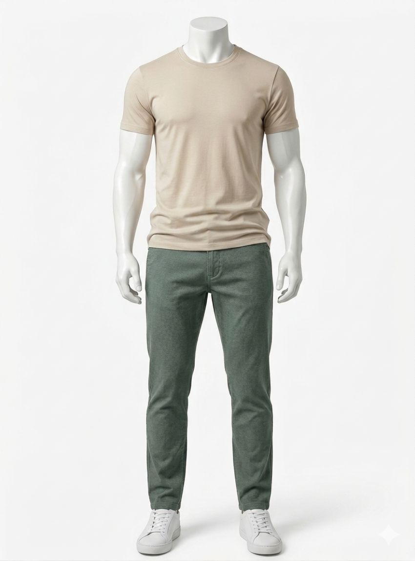 Camiseta algodón arena de Dos Galgos