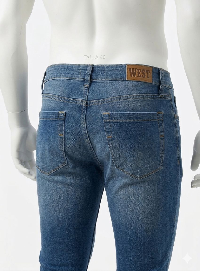 Pantalón vaquero fino de West