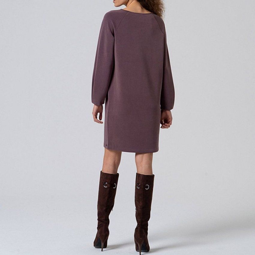 Vestido berenjena claro de Surkana