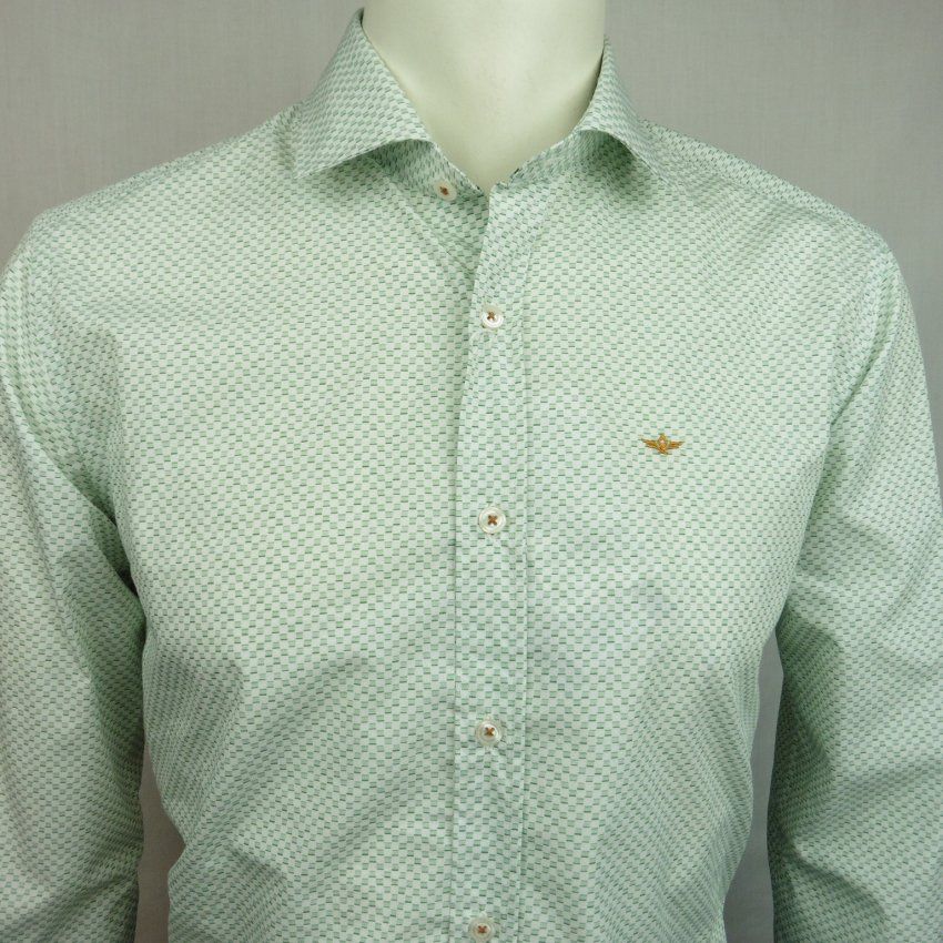 Camisa mini cuadros verdes de Corsare
