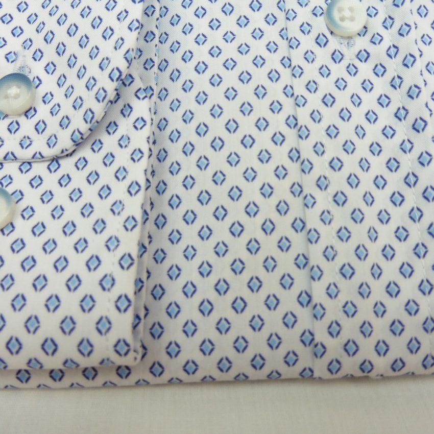 Camisa mini rombos azules de Corsare