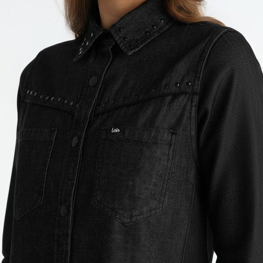 Vestido vaquero negro de Lois