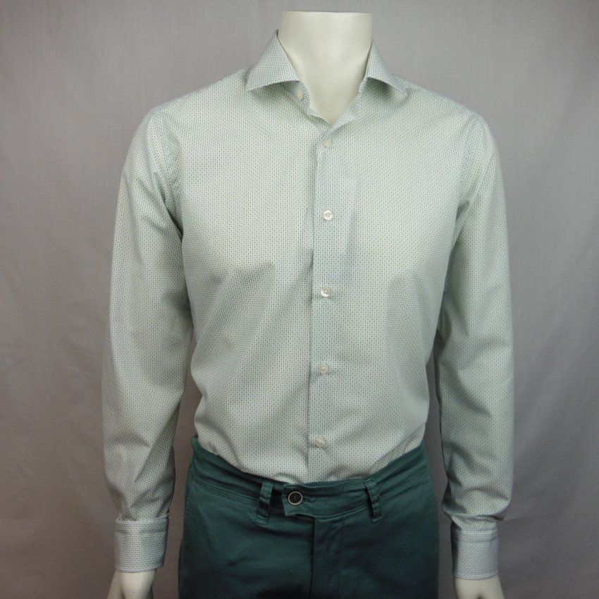 Camisa mini guiones verdes y azules de Corsare