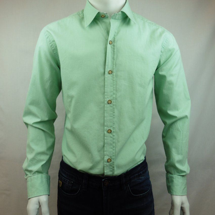 Camisa verde algodón de Corsare