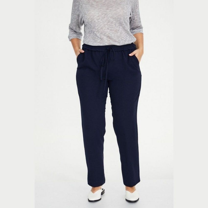 Pantalón poliéster azul de SPG Woman