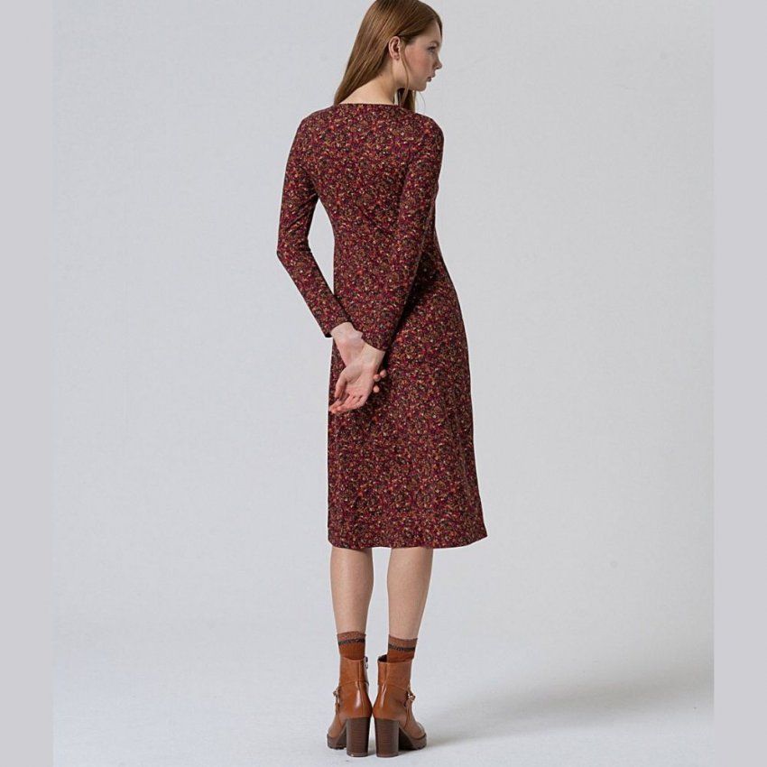 Vestido estampado abstracto de Surkana