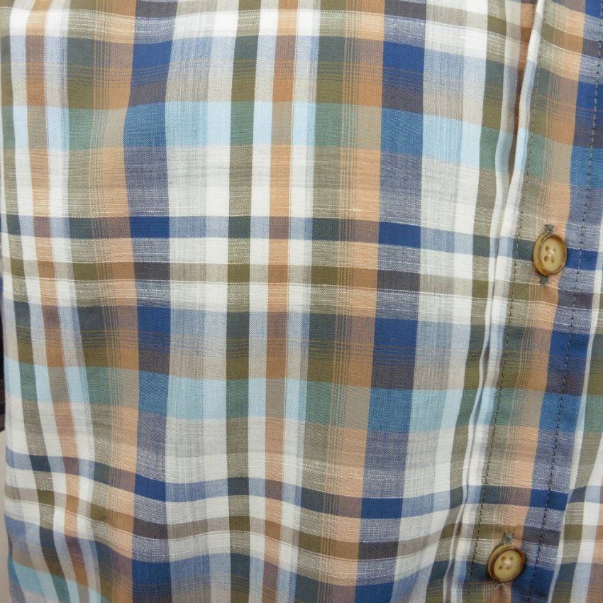 Camisa cuadros verde marrón y azul de Corsare