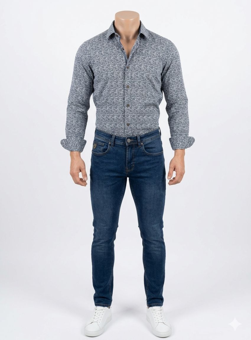 Camisa flores pequeñas de Corsare