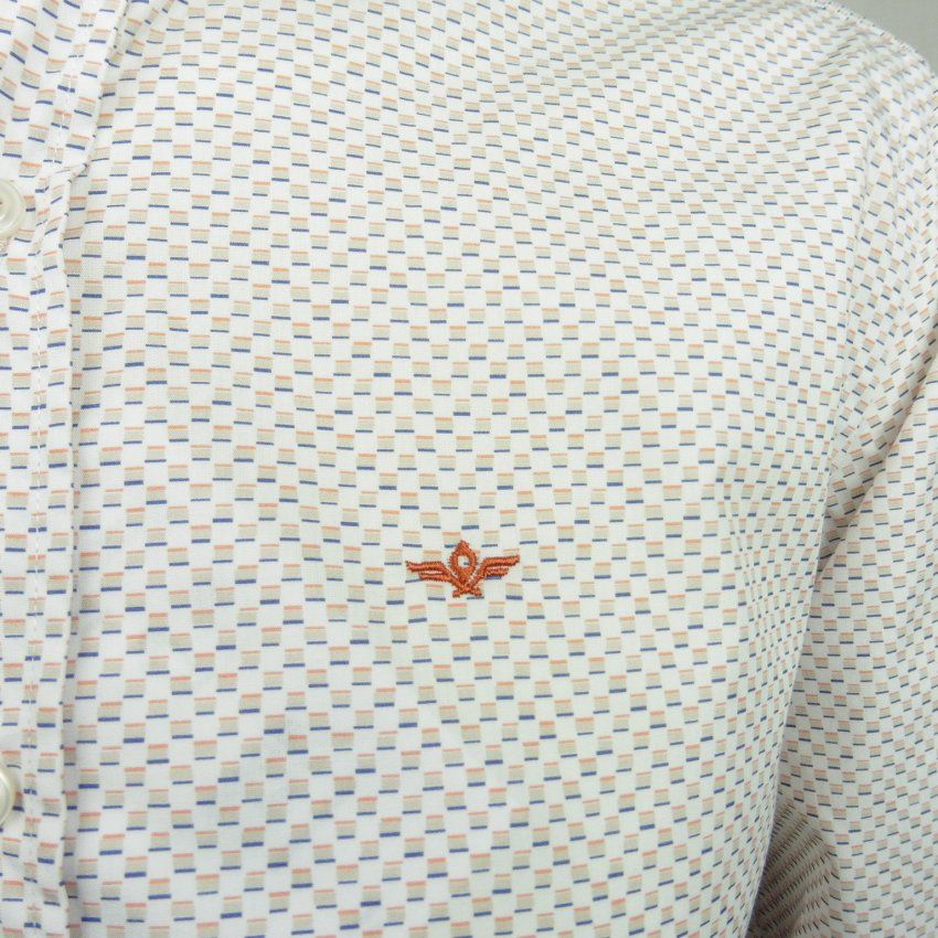 Camisa mini cuadros naranjas de Corsare