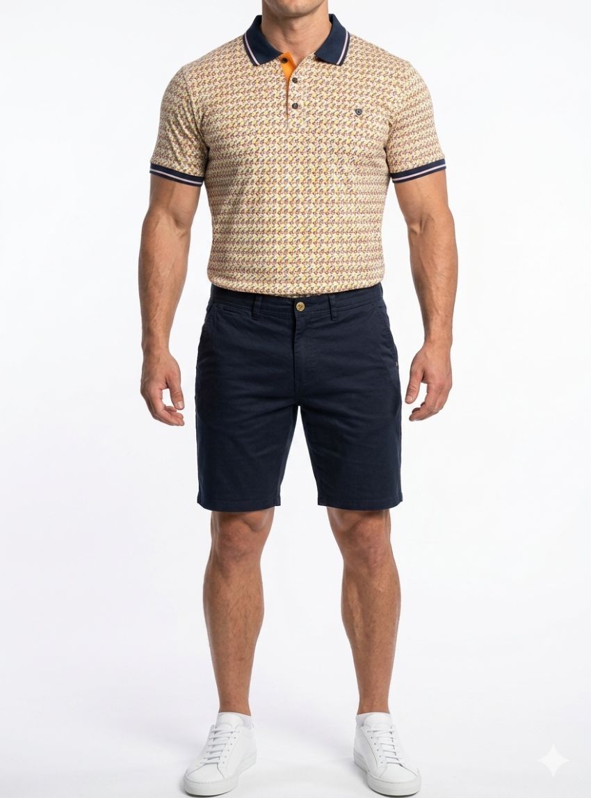 Polo mini triángulos multi color de Tomé