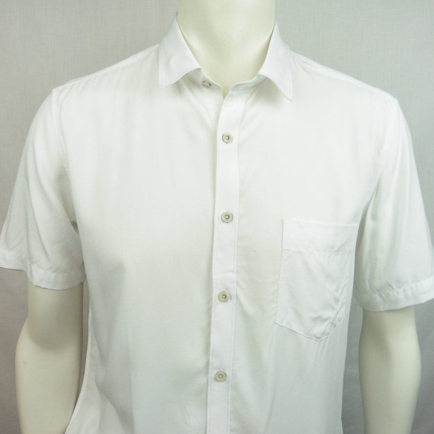 Camisa viscosa blanca de Dos Galgos