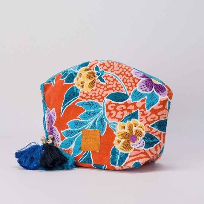 Bolso Neceser flores de Surkana