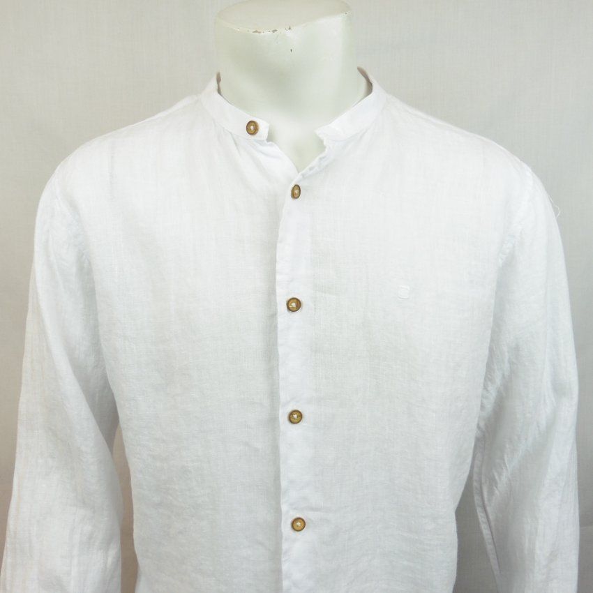 Camisa lino blanca de Yellow Skin