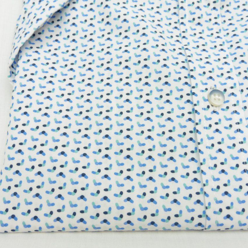 Camisa dibujo pequeño azul de Corsare