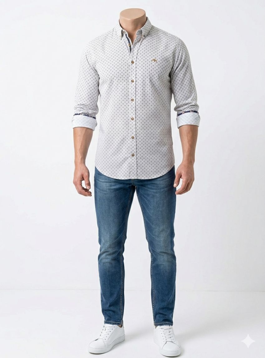 Camisa flores de Dos Galgos