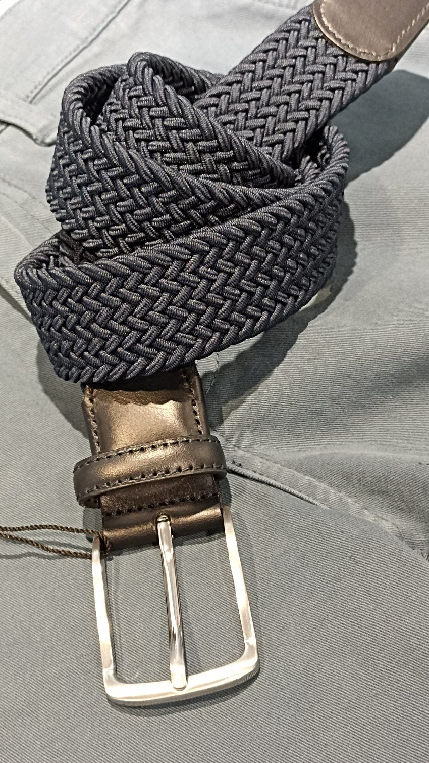 Cinturón elástico azul marino de Pierre Cardin