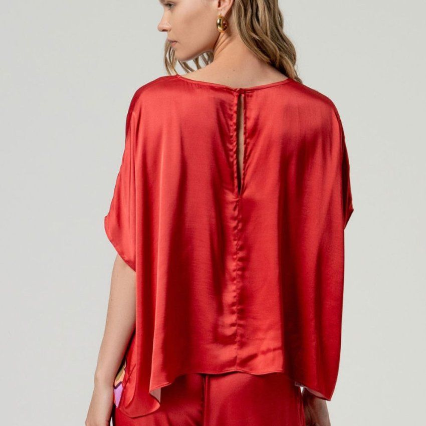 Blusa caldera con estampado de Surkana