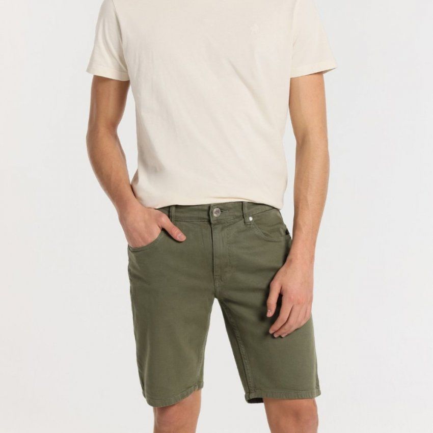 Pantalón corto vaquero verde de Lois