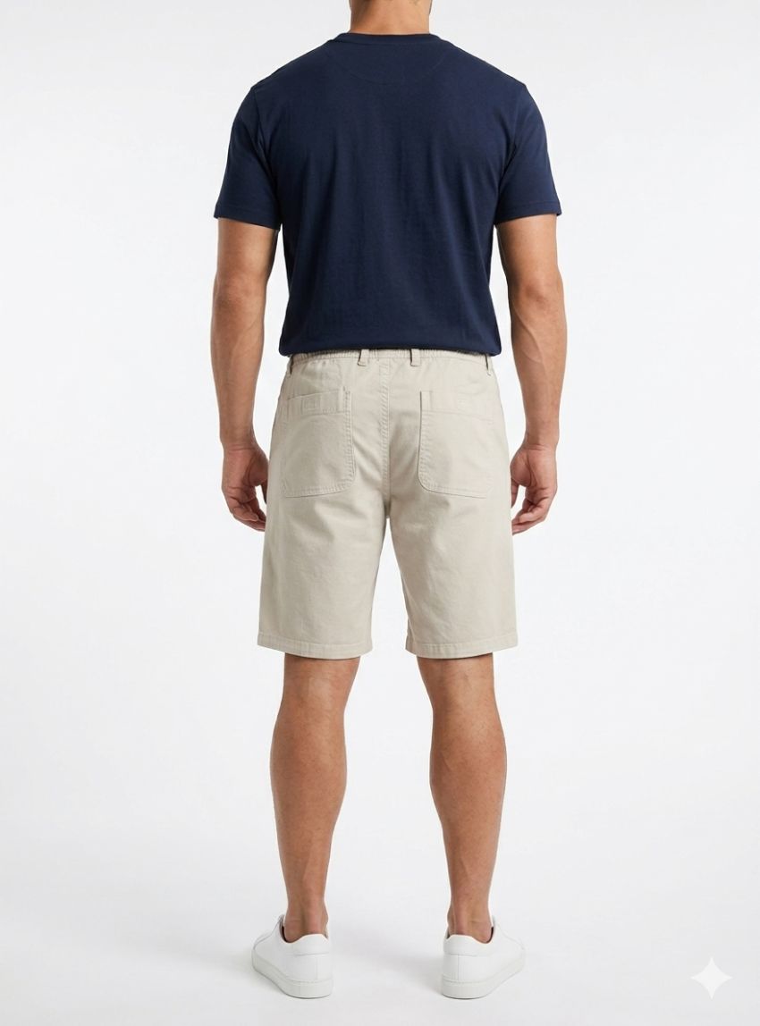 Pantalón corto lyocel con goma de Tayron's