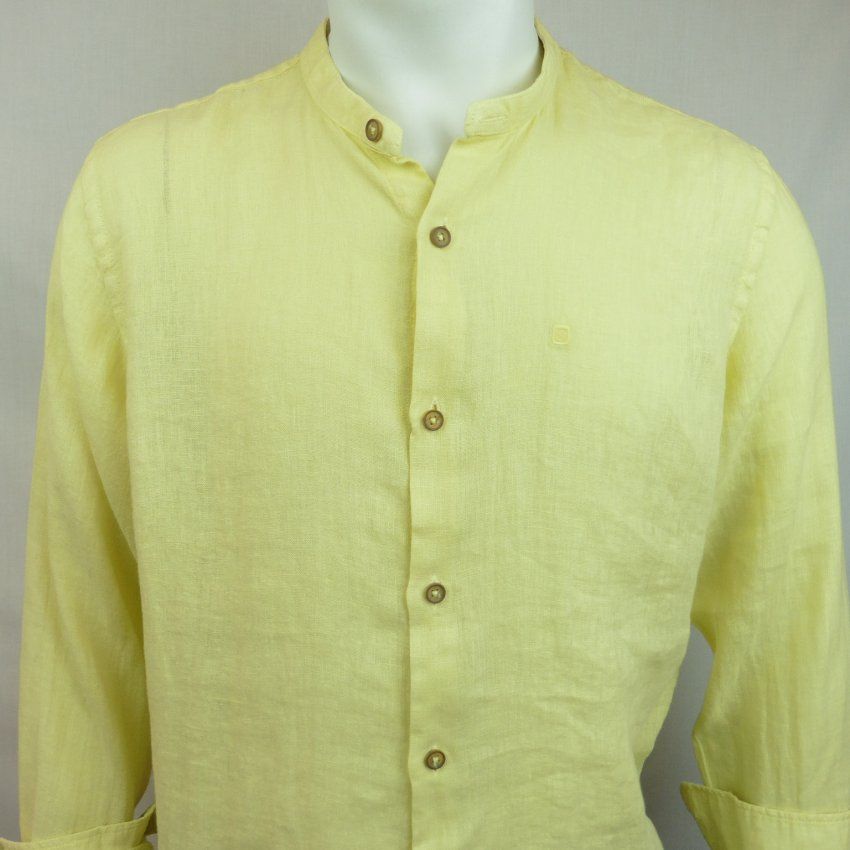 Camisa lino amarilla de Yellow Skin