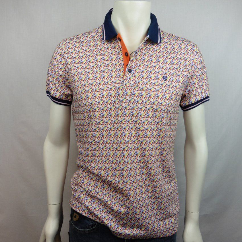 Polo mini triángulos multi color de Tomé