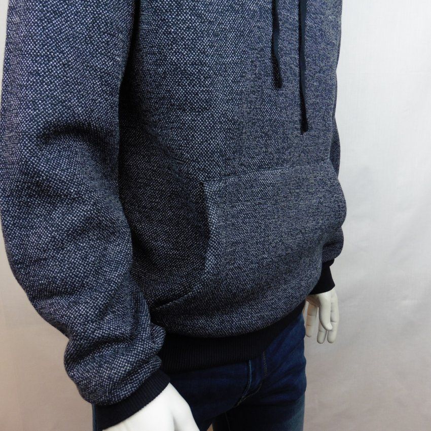 Sudadera azul jaspe de Dos Galgos