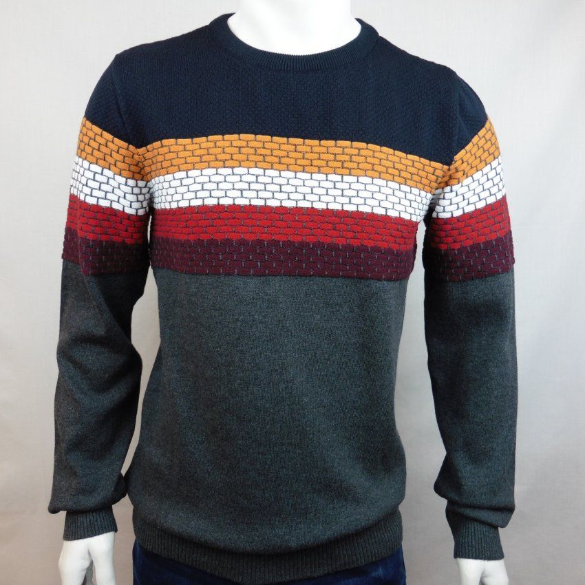 Jersey relieve marino de Dark & Fish