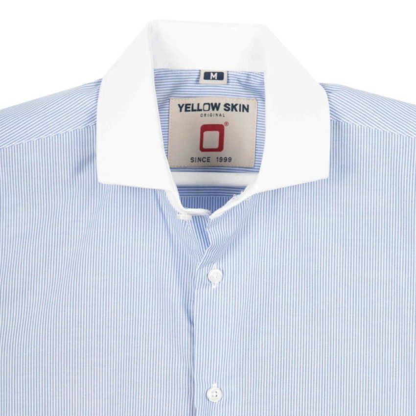 Camisa mil rayas y cuello blanco de Yellow Skin
