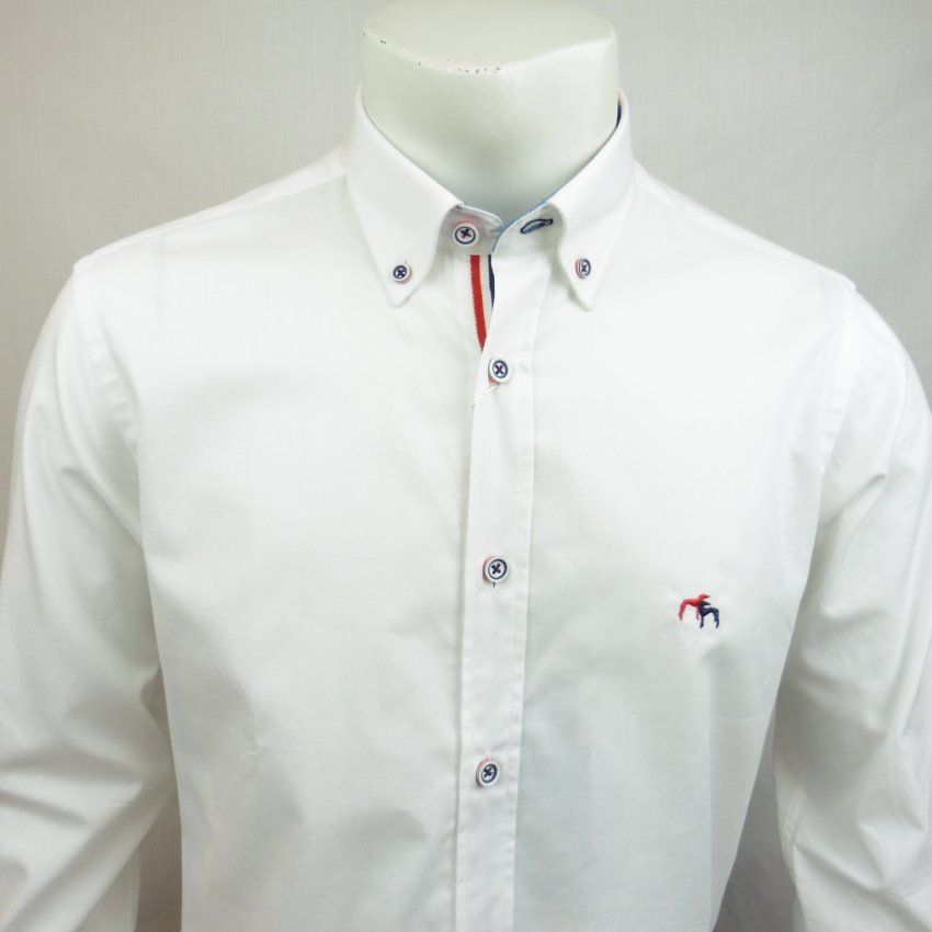 Camisa blanca de Dos Galgos