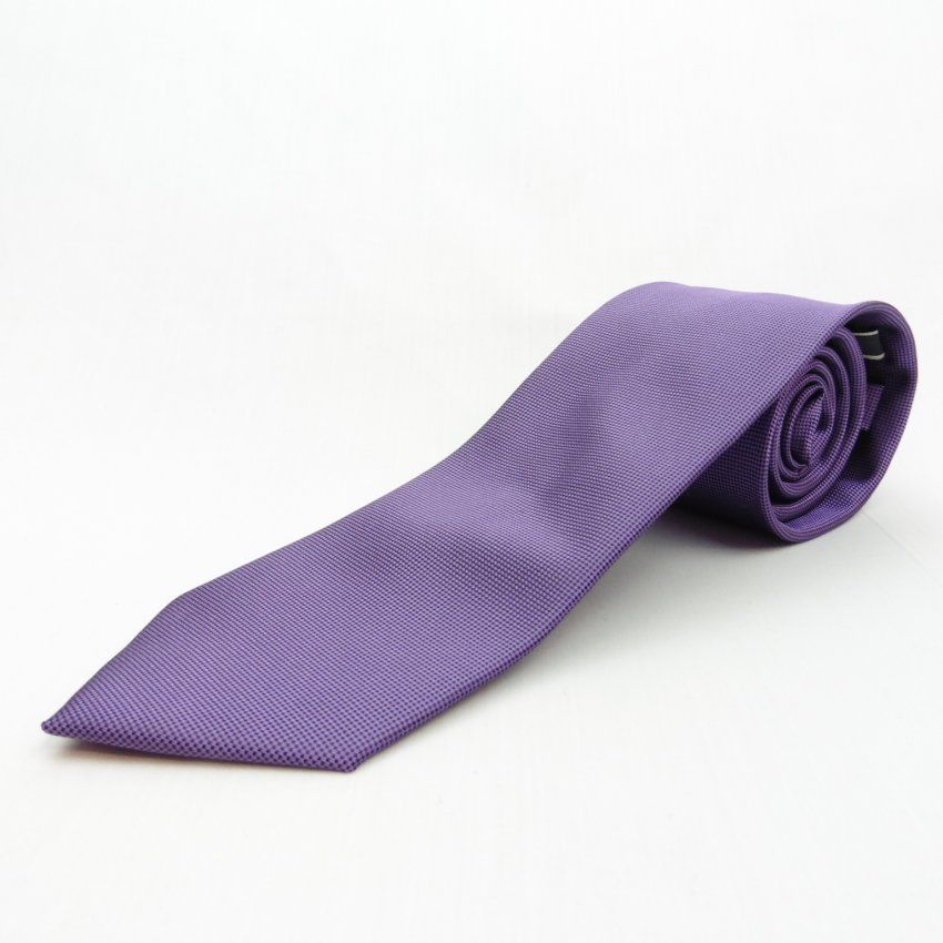 Corbata morada  micro dibujo al tono de Boccola