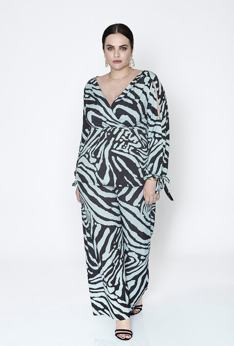 Pantalón estampado cebra de SPG Woman