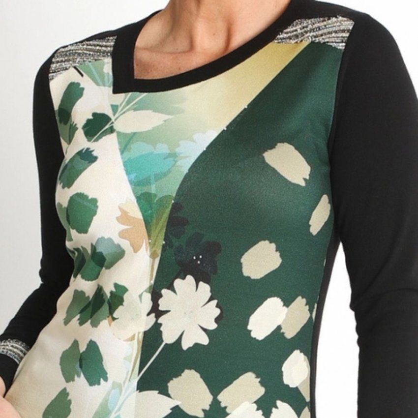 Jersey negro estampado de Nayat