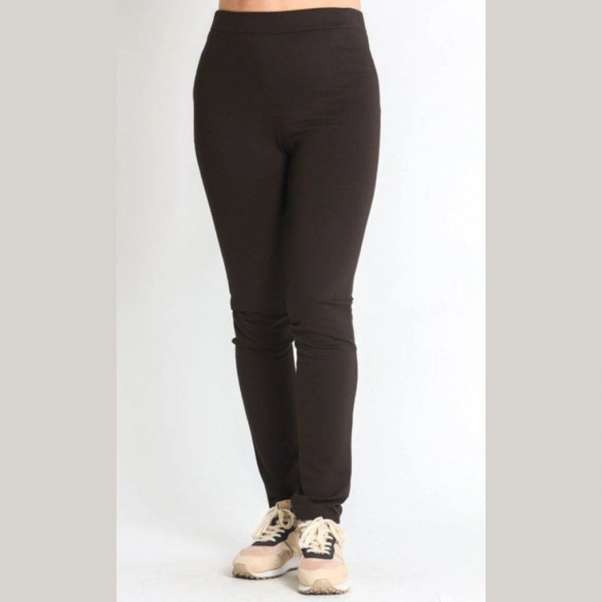Pantalón marrón punto roma de Nayat