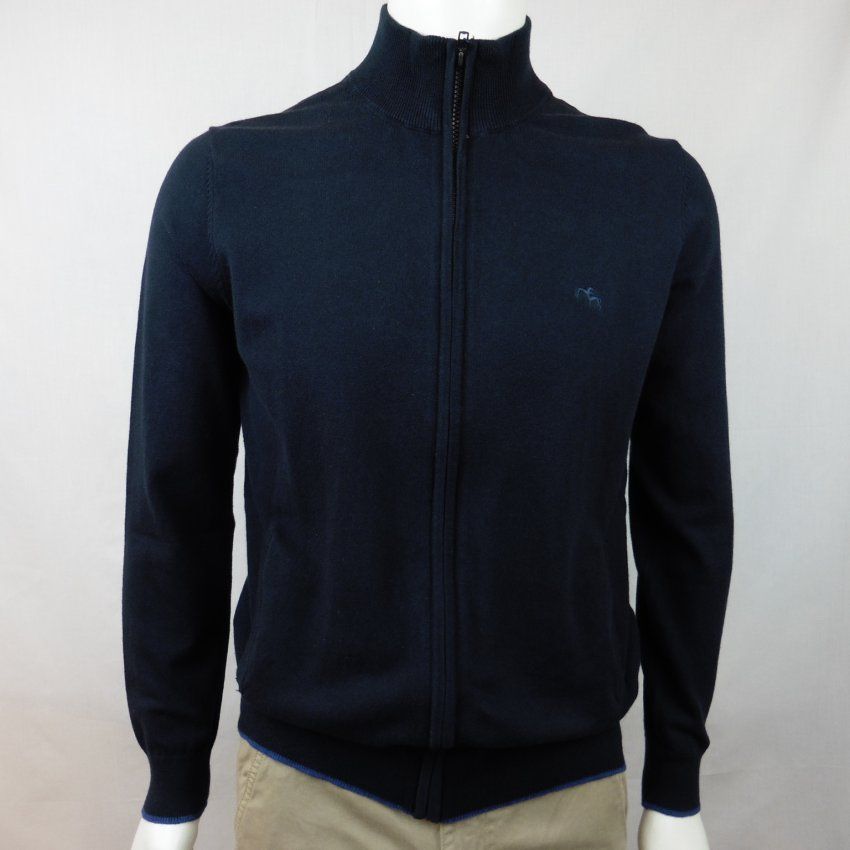 Chaqueta punto azul marino de Dos Galgos