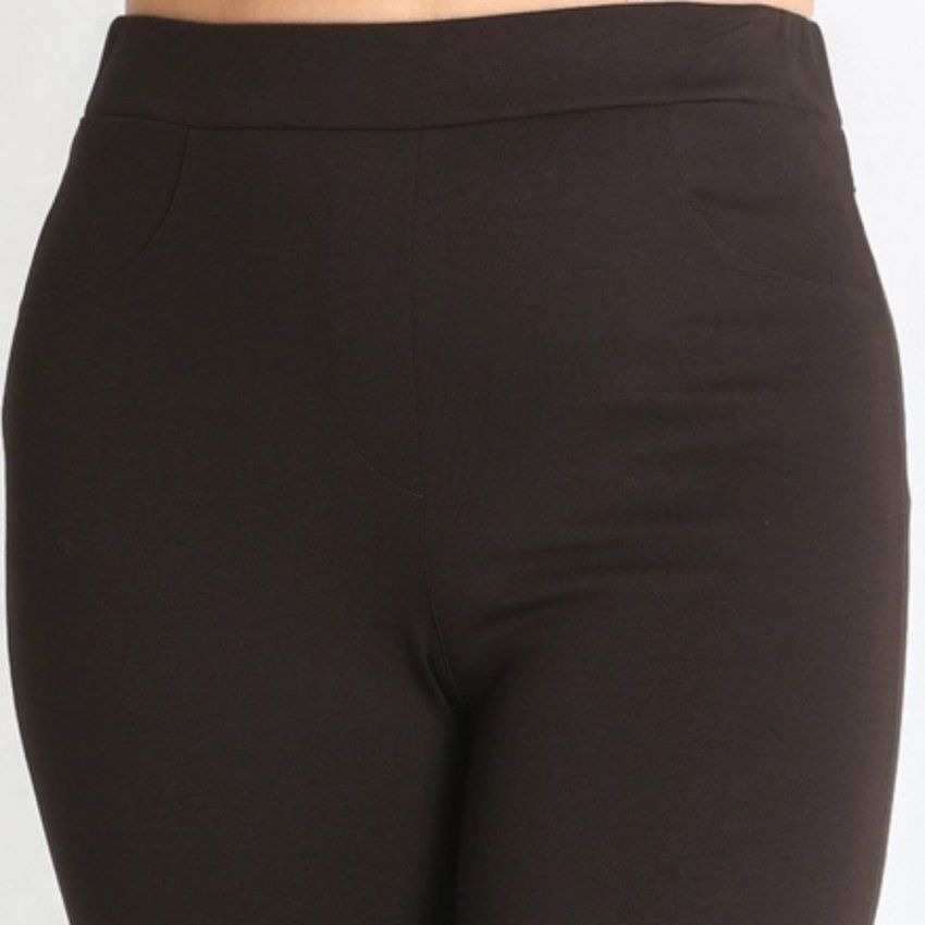 Pantalón marrón punto roma de Nayat