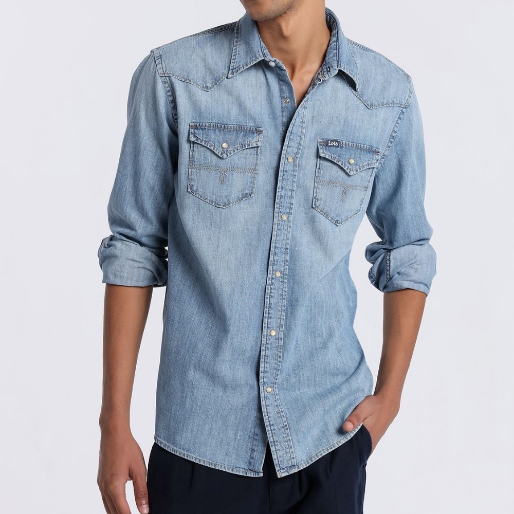 Camisa vaquera lois hombre shop