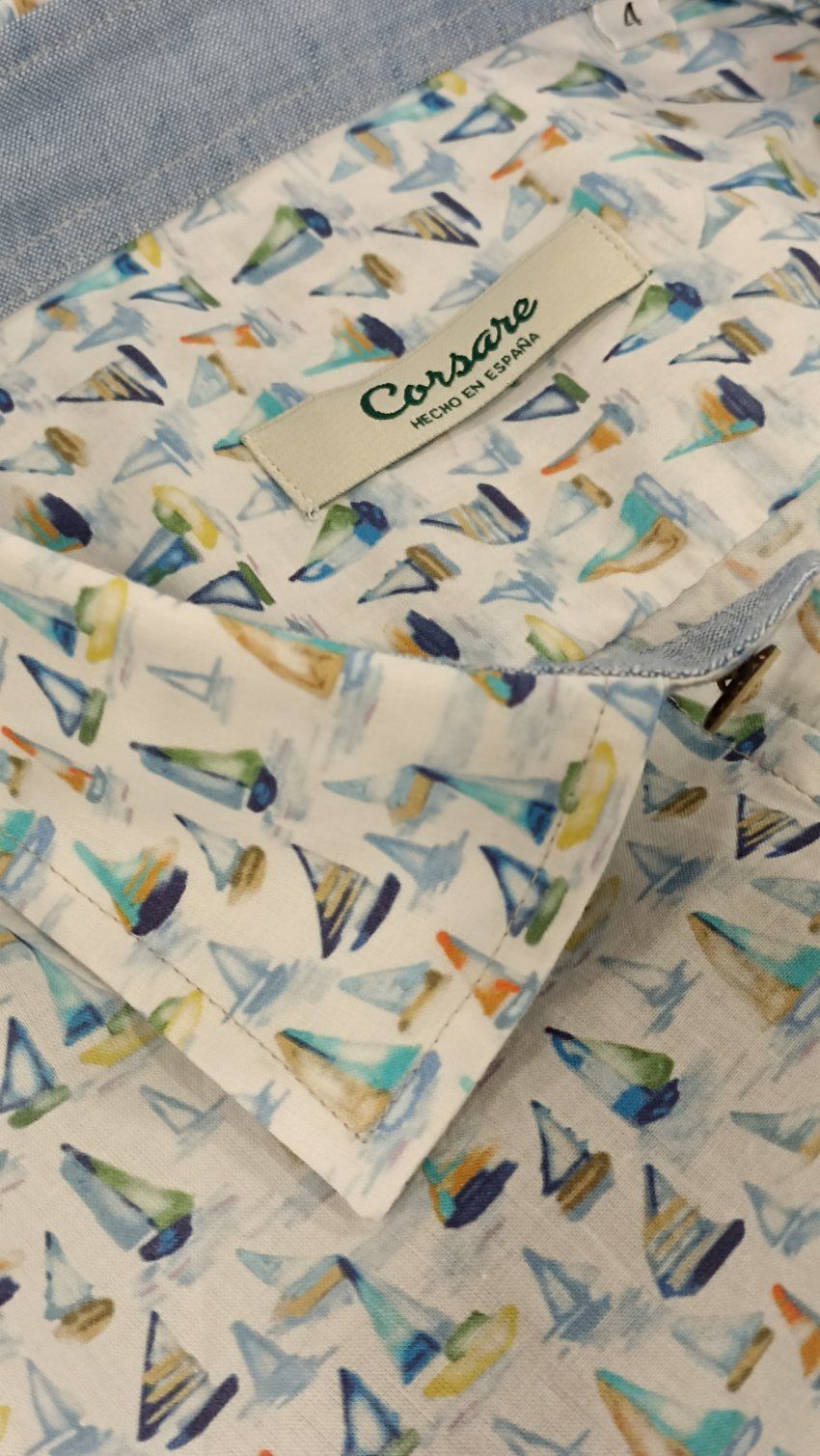 Camisa estampado barcos de Corsare