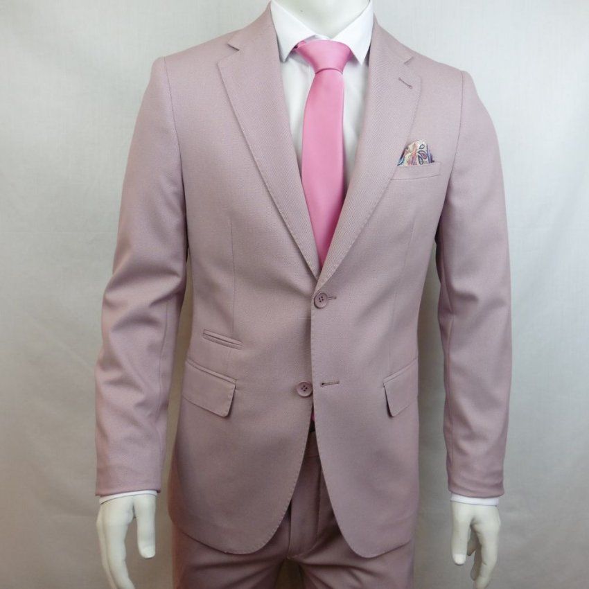 Traje rosa mini dibujo de Alexander & Co.