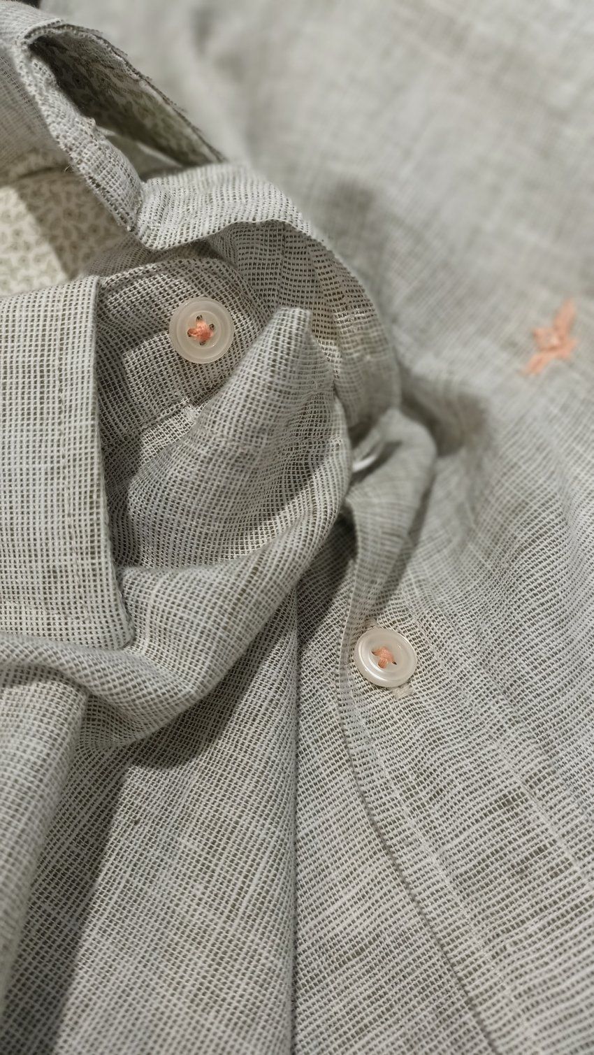 Camisa lino verde de Corsare