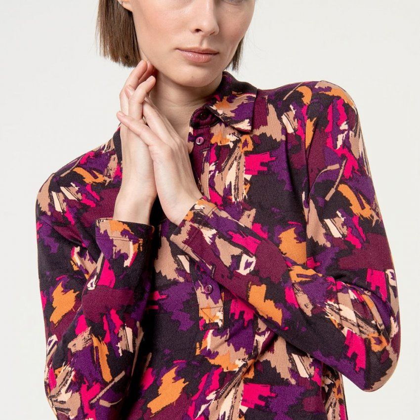 Vestido punto cálido estampado de Surkana