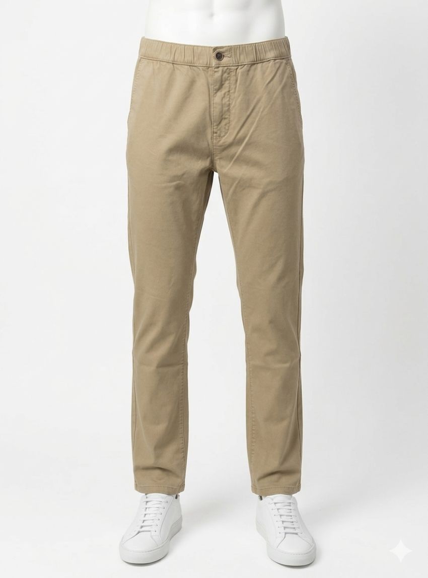 Pantalón goma beige de West