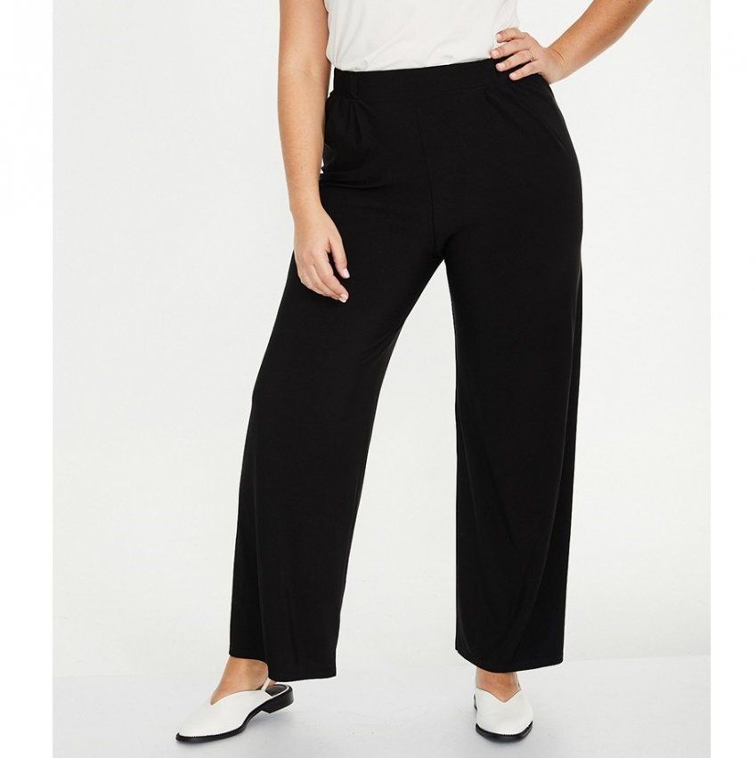 Pantalón palazzo punto negro de SPG Woman