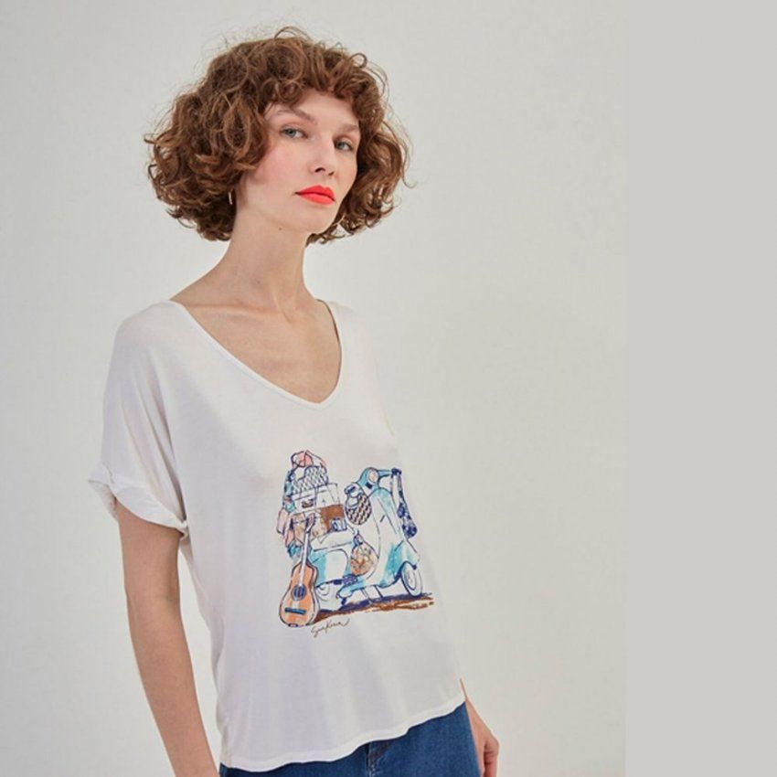 Camiseta vespa de Surkana