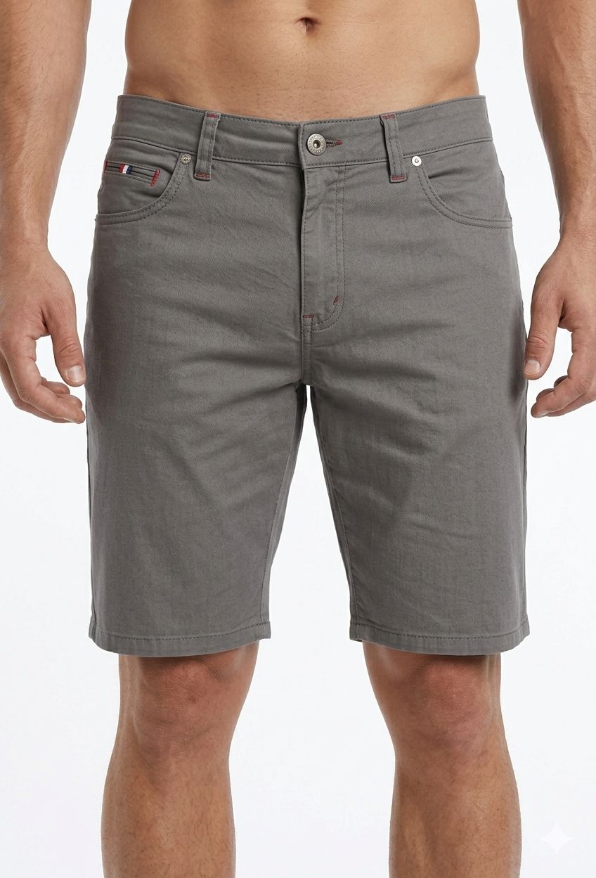 Pantalón corto 5 bolsillos gris de West Original & Co.